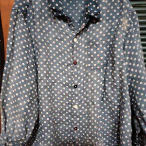NWOT Magnolia Pearl Polka Dot Blouse
